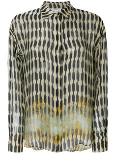 abstract print shirt Forte Forte
