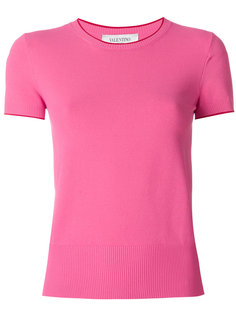 shortsleeved knitted top Valentino