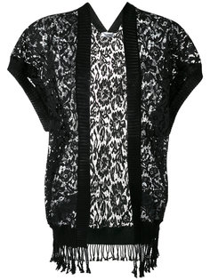 lace poncho Valentino