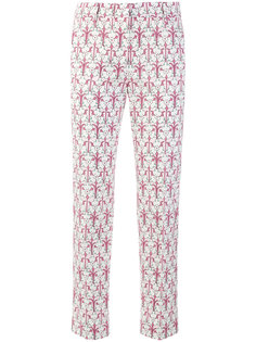 floral print trousers Prada