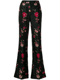 брюки с жаккардовым цветочным узором  Dolce &amp; Gabbana