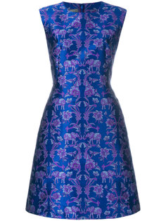платье с жаккардовым узором  Alberta Ferretti