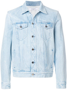 джинсовая куртка с принтом логотипа Givenchy