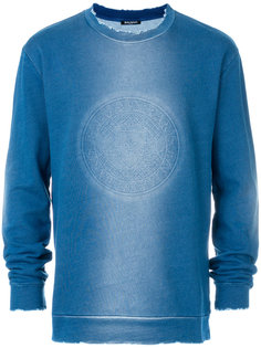 faded logo sweatshirt Balmain