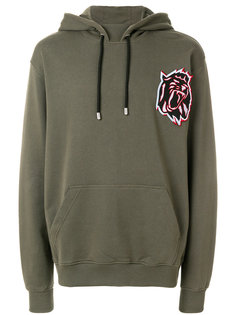embroidered tiger hoodie Versus