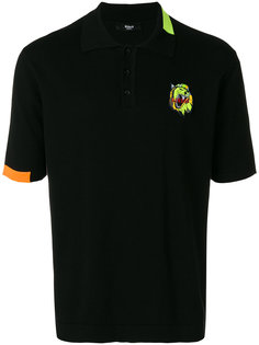 embroidered logo polo shirt Versus