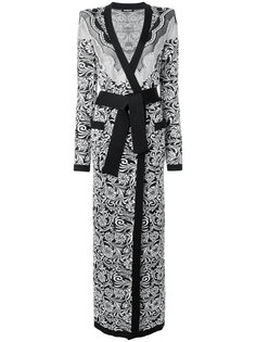 jacquard knit robe Balmain