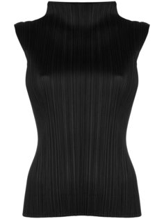 sleeveless pleated top Pleats Please By Issey Miyake