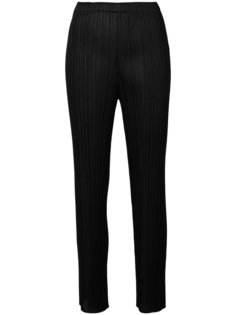 straight-leg pleated trousers Pleats Please By Issey Miyake