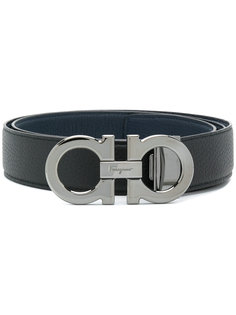 ремень с двойной пряжкой gancino Salvatore Ferragamo