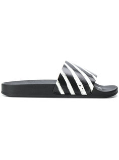 stripe print slides Off-White