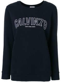 logo embroidered sweatshirt Calvin Klein