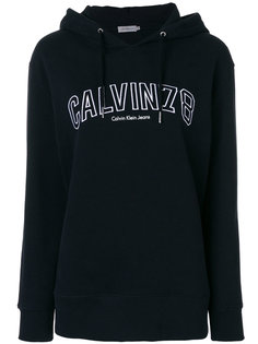 logo embroidered hoodie Calvin Klein
