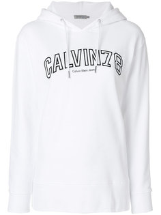 logo embroidered hoodie Calvin Klein