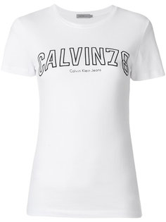 logo embroidered knitted top Calvin Klein Jeans