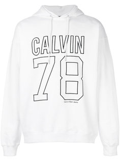 logo embroidered hoodie Calvin Klein