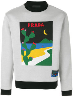 cactus print sweatshirt Prada