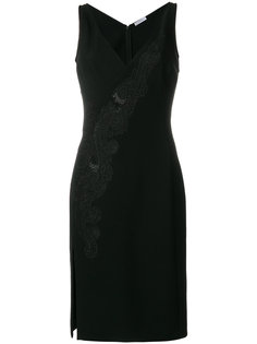 платье с кружевной вставкой  Versace Collection