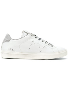lace-up sneakers Leather Crown