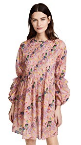 Cynthia Rowley Havana Pintuck Dress
