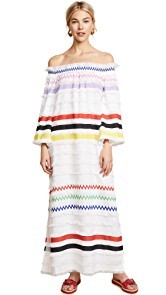 Cynthia Rowley Ditch Plains Fringe Maxi Dress