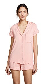 Eberjey Gisele Short Sleeve PJ Set