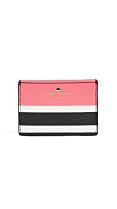 Kate Spade New York Hyde Lane Stripe Pop Card Holder
