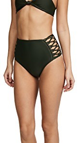 MIKOH Gold Coast High Waisted Bottoms