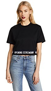 Opening Ceremony Elastic Logo S/S Tee