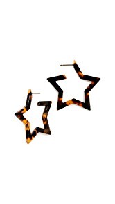 Shashi Tortoise Star Earrings