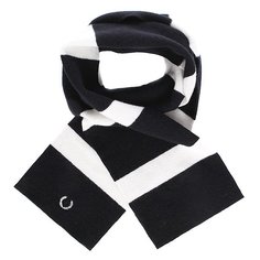 Шарф Fred Perry Striped Scarf Black/White