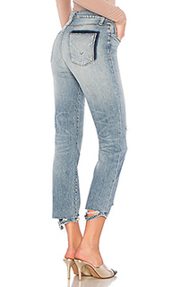 Прямые укороченные джинсы с высокой посадкой zoeey - Hudson Jeans