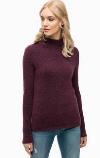 Бордовый джемпер с высоким содержанием шерсти Calvin Klein Jeans