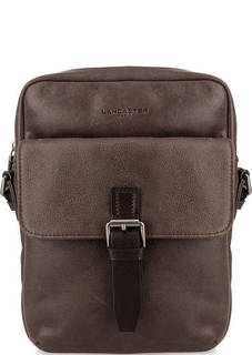 Маленькая коричневая сумка из нубука Lancaster