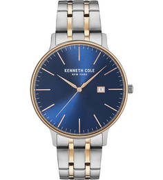 Часы с широким металлическим браслетом Kenneth Cole