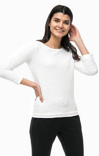 Белый джемпер с содержанием вискозы Tom Tailor Denim