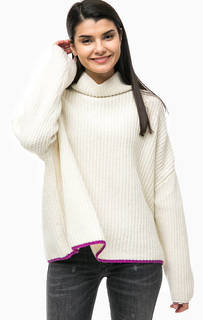 Шерстяной свитер молочного цвета Diesel