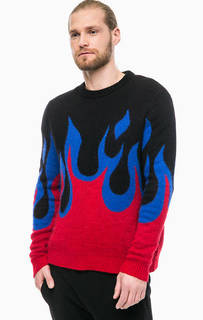 Трикотажный разноцветный свитер Diesel