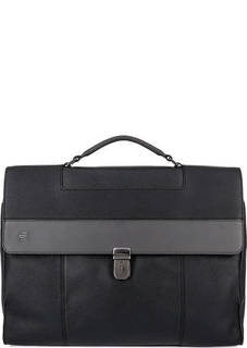 Кожаный портфель со съемным плечевым ремнем Piquadro
