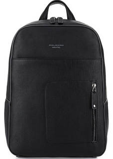 Кожаный рюкзак с карманами Piquadro