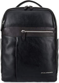 Кожаный рюкзак с двумя отделами и карманами Piquadro