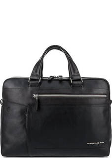 Кожаная сумка с короткими ручками Piquadro