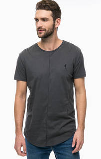 Серая хлопковая футболка Religion