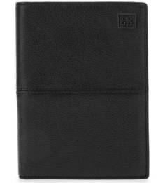 Черная кожаная обложка для паспорта Sergio Belotti