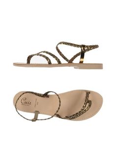 Сандалии Cuir