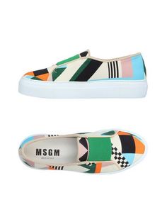 Низкие кеды и кроссовки Msgm