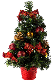 Настольная елочка c игрушками Vittorio Richi