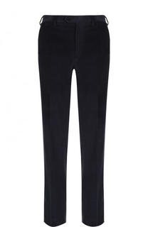 Хлопковые брюки прямого кроя Brioni