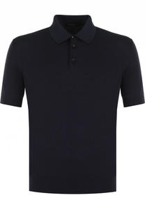Хлопковое поло с короткими рукавами Ermenegildo Zegna