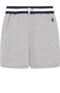 Хлопковые шорты с контрастным поясом Polo Ralph Lauren
